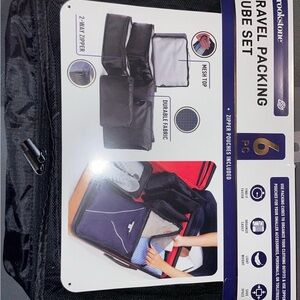 Brookstone Packing Cubes 6 Set Travel Essentials Organizer Bags-new